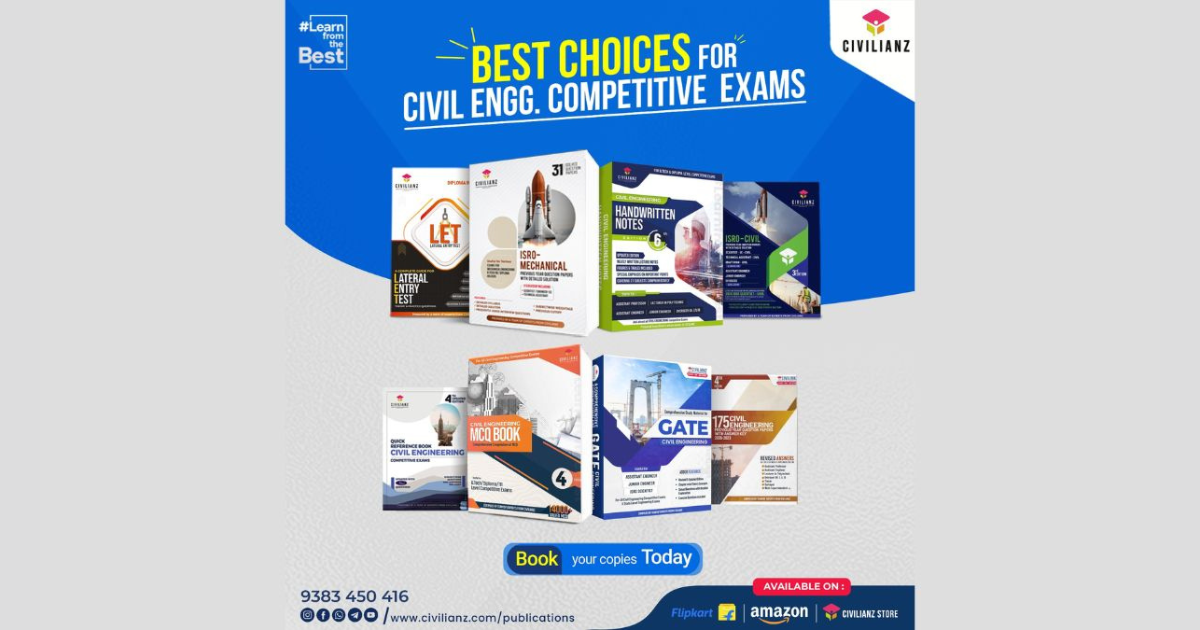 Best Books For Civil Engineering Competitive Exams